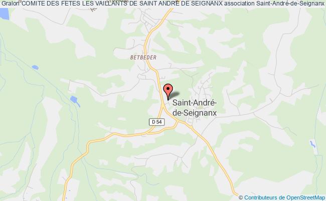 plan association Comite Des Fetes Les Vaillants De Saint Andre De Seignanx Saint-André-de-Seignanx