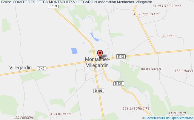 plan association ComitÉ Des FÊtes Montacher-villegardin Montacher-Villegardin
