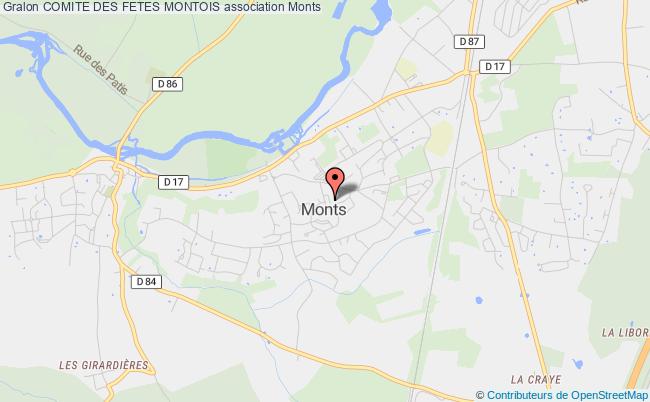 plan association Comite Des Fetes Montois Monts