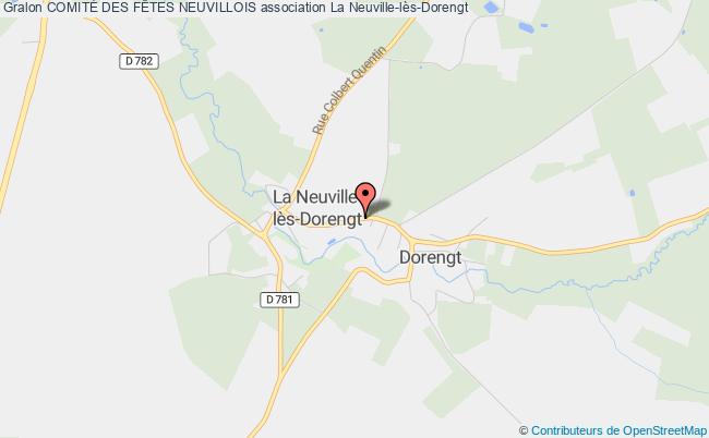 plan association ComitÉ Des FÊtes Neuvillois La    Neuville-lès-Dorengt