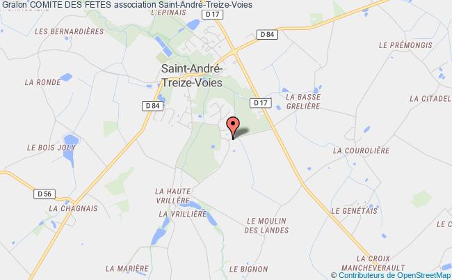 plan association Comite Des Fetes Saint-André-Treize-Voies
