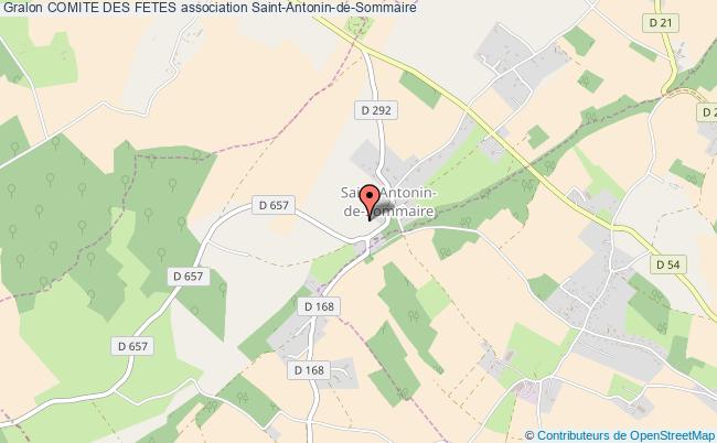 plan association Comite Des Fetes Saint-Antonin-de-Sommaire