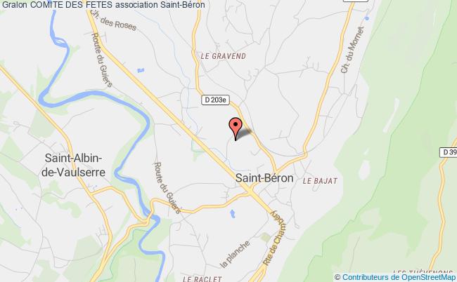 plan association Comite Des Fetes Saint-Béron