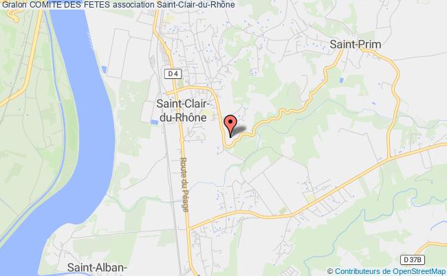 plan association Comite Des Fetes Saint-Clair-du-Rhône