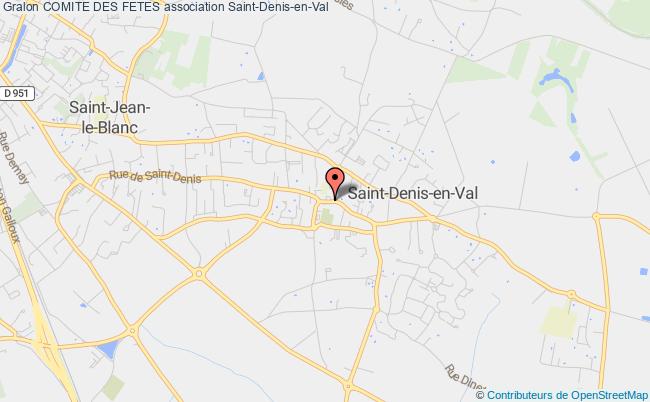 plan association Comite Des Fetes Saint-Denis-en-Val