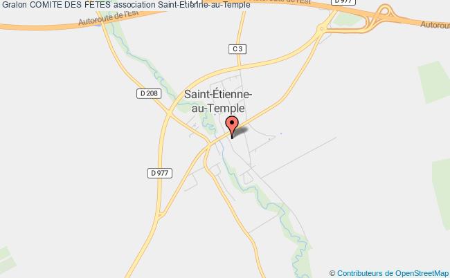 plan association Comite Des Fetes Saint-Étienne-au-Temple