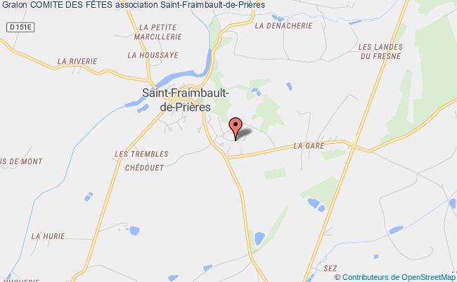 plan association Comite Des FÊtes Saint-Fraimbault-de-Prières