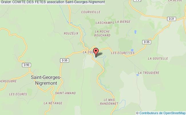plan association Comite Des Fetes Saint-Georges-Nigremont