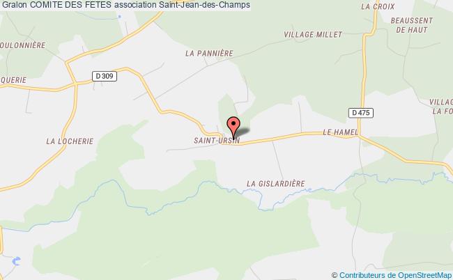 plan association Comite Des Fetes Saint-Jean-des-Champs