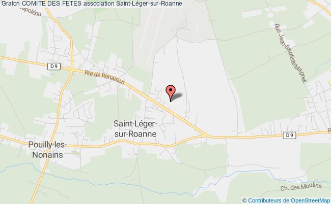 plan association Comite Des Fetes Saint-Léger-sur-Roanne