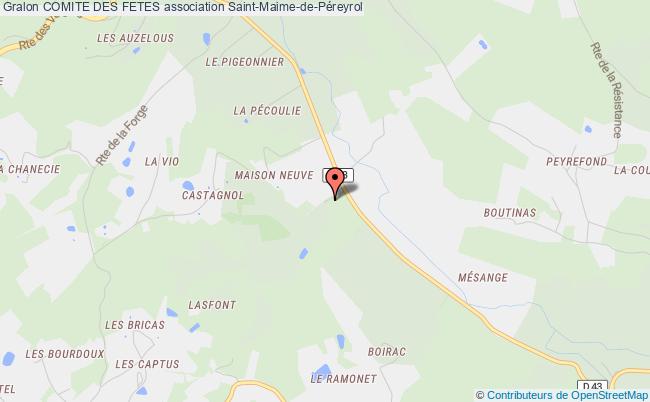 plan association Comite Des Fetes Saint-Maime-de-Péreyrol