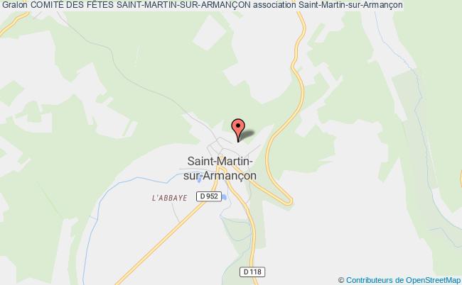 plan association ComitÉ Des FÊtes Saint-martin-sur-armanÇon Saint-Martin-sur-Armançon