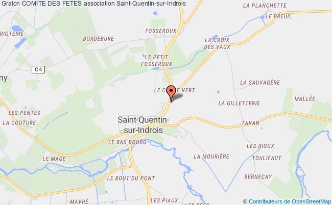 plan association Comite Des Fetes Saint-Quentin-sur-Indrois