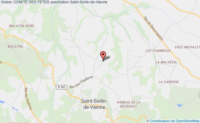 plan association Comite Des Fetes Saint-Sorlin-de-Vienne