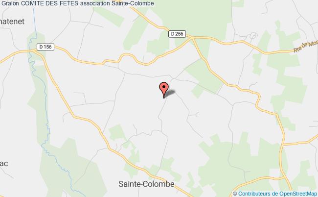 plan association Comite Des Fetes Sainte-Colombe