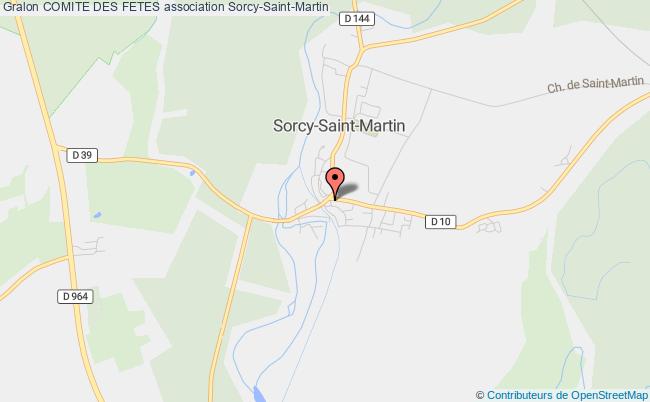 plan association Comite Des Fetes Sorcy-Saint-Martin