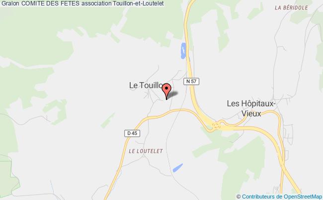 plan association Comite Des Fetes Touillon-et-Loutelet