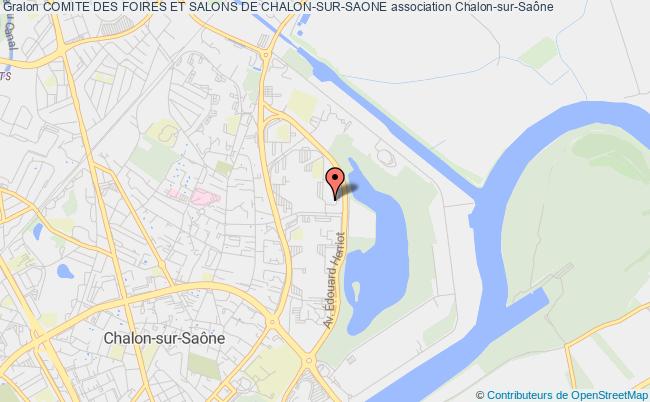 plan association Comite Des Foires Et Salons De Chalon-sur-saone Chalon-sur-Saône
