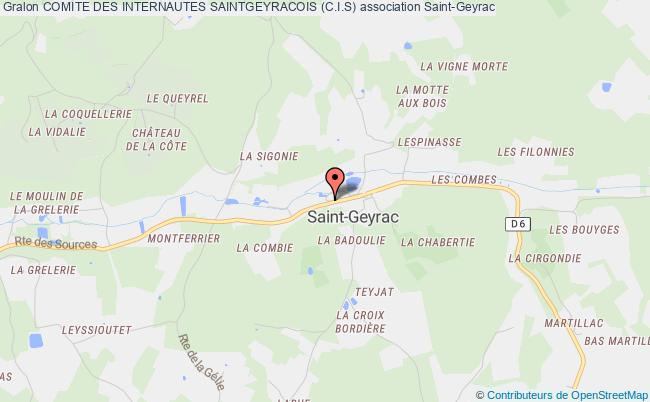 plan association Comite Des Internautes Saintgeyracois (c.i.s) Saint-Geyrac