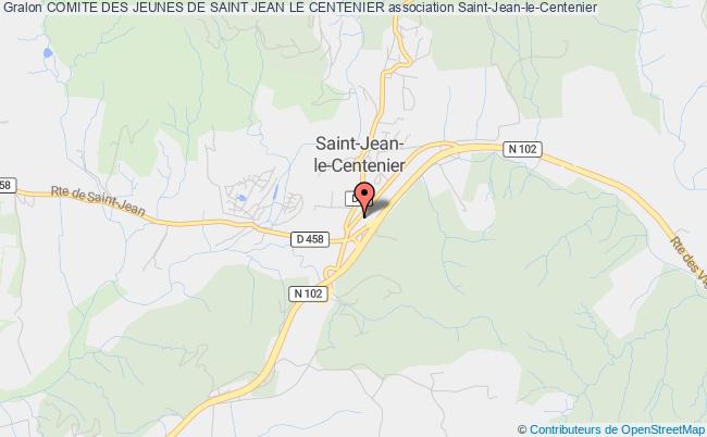 plan association Comite Des Jeunes De Saint Jean Le Centenier Saint-Jean-le-Centenier