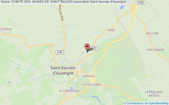 plan association Comite Des Jeunes De Saint Sauves Saint-Sauves-d'Auvergne