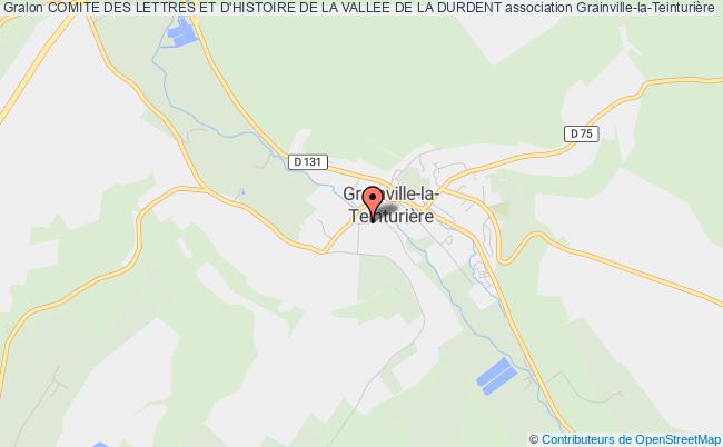 plan association Comite Des Lettres Et D'histoire De La Vallee De La Durdent Grainville-la-Teinturière