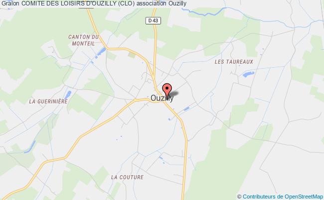 plan association Comite Des Loisirs D'ouzilly (clo) Ouzilly