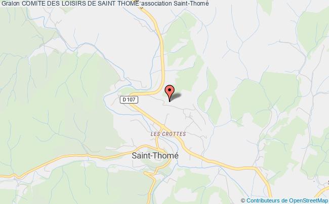 plan association Comite Des Loisirs De Saint Thome Saint-Thomé