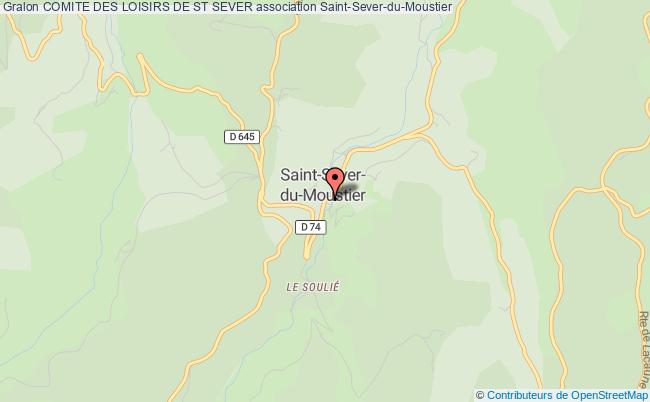 plan association Comite Des Loisirs De St Sever Saint-Sever-du-Moustier