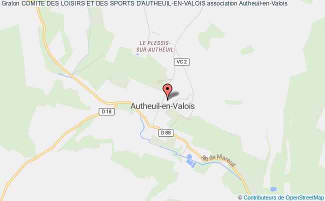 plan association Comite Des Loisirs Et Des Sports D'autheuil-en-valois Autheuil-en-Valois