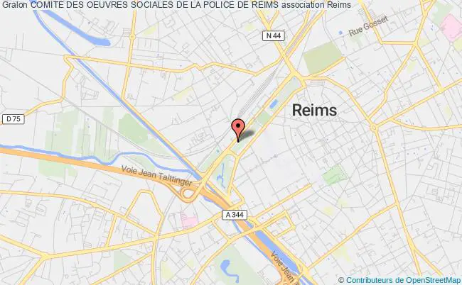 plan association Comite Des Oeuvres Sociales De La Police De Reims Reims