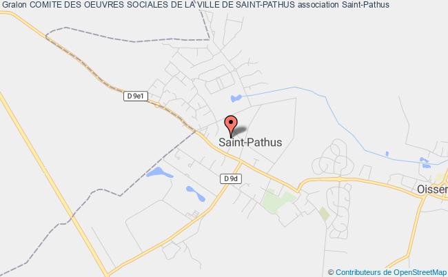 plan association Comite Des Oeuvres Sociales De La Ville De Saint-pathus Saint-Pathus