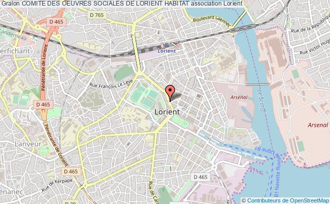 plan association Comite Des Oeuvres Sociales De Lorient Habitat Lorient