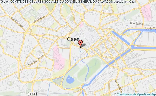 plan association Comite Des Oeuvres Sociales Du Conseil General Du Calvados Caen