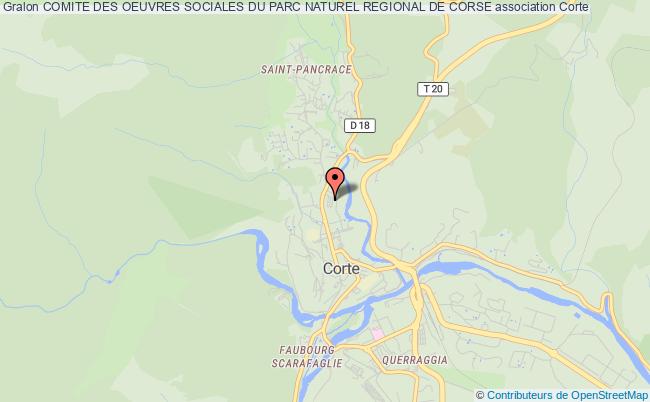 COMITE DES OEUVRES SOCIALES DU PARC NATUREL REGIONAL DE CORSE