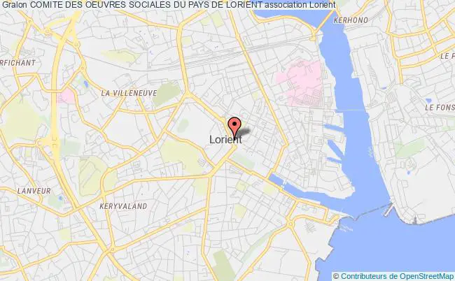plan association Comite Des Oeuvres Sociales Du Pays De Lorient Lorient