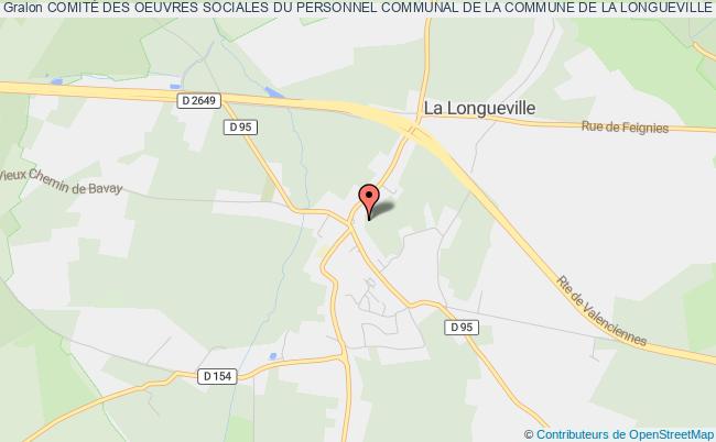 plan association ComitÉ Des Oeuvres Sociales Du Personnel Communal De La Commune De La Longueville Longueville
