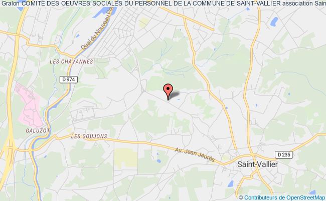 plan association Comite Des Oeuvres Sociales Du Personnel De La Commune De Saint-vallier Saint-Vallier