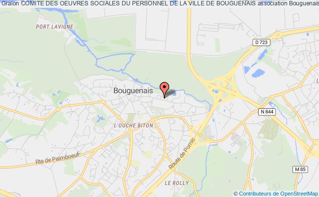 plan association Comite Des Oeuvres Sociales Du Personnel De La Ville De Bouguenais Bouguenais