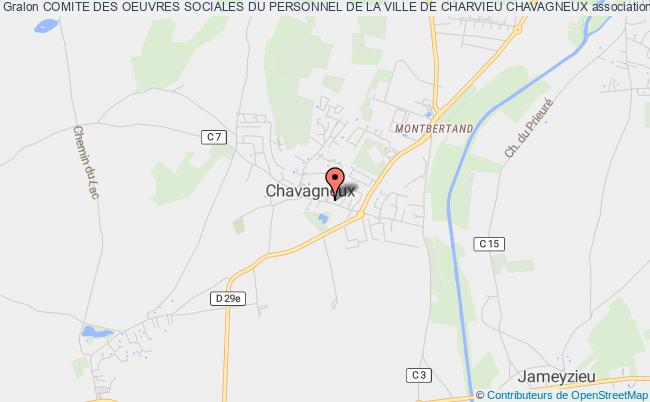 plan association Comite Des Oeuvres Sociales Du Personnel De La Ville De Charvieu Chavagneux Charvieu-Chavagneux