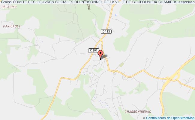 plan association Comite Des Oeuvres Sociales Du Personnel De La Ville De Coulounieix Chamiers Coulounieix-Chamiers