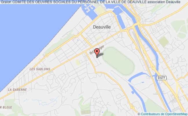 plan association Comite Des Oeuvres Sociales Du Personnel De La Ville De Deauville Deauville