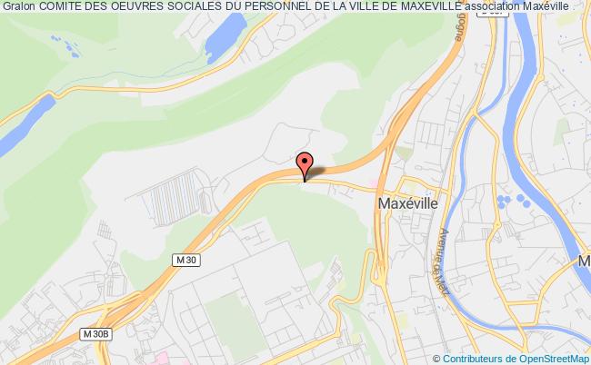 plan association Comite Des Oeuvres Sociales Du Personnel De La Ville De Maxeville Maxéville
