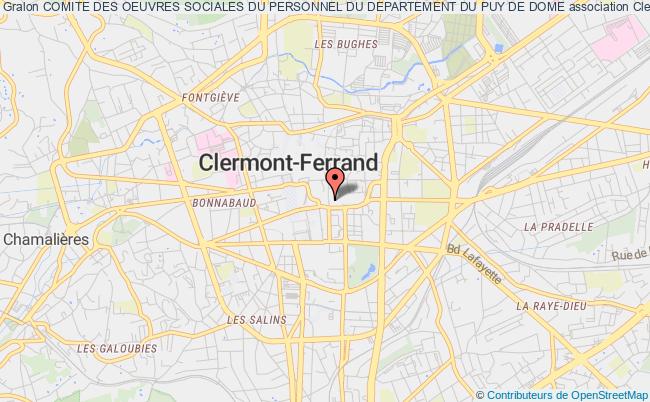 COMITE DES OEUVRES SOCIALES DU PERSONNEL DU DEPARTEMENT DU PUY DE DOME