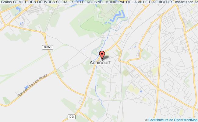 plan association Comite Des Oeuvres Sociales Du Personnel Municipal De La Ville D Achicourt Achicourt