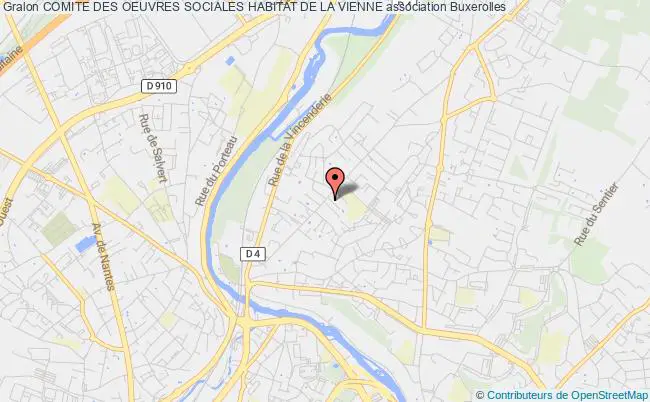 plan association Comite Des Oeuvres Sociales Habitat De La Vienne Buxerolles