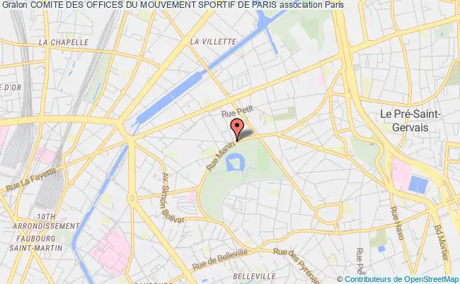 COMITE DES OFFICES DU MOUVEMENT SPORTIF DE PARIS