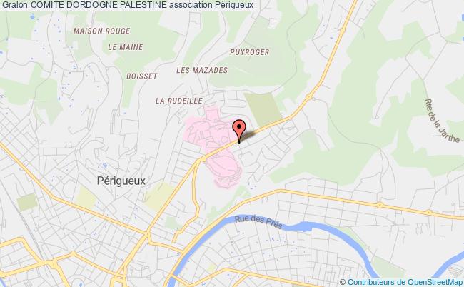 plan association Comite Dordogne Palestine Périgueux