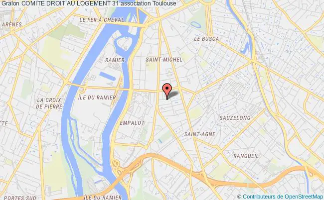 plan association Comite Droit Au Logement 31 Toulouse