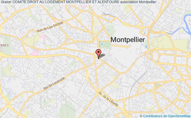 plan association Comite Droit Au Logement Montpellier Et Alentours Montpellier